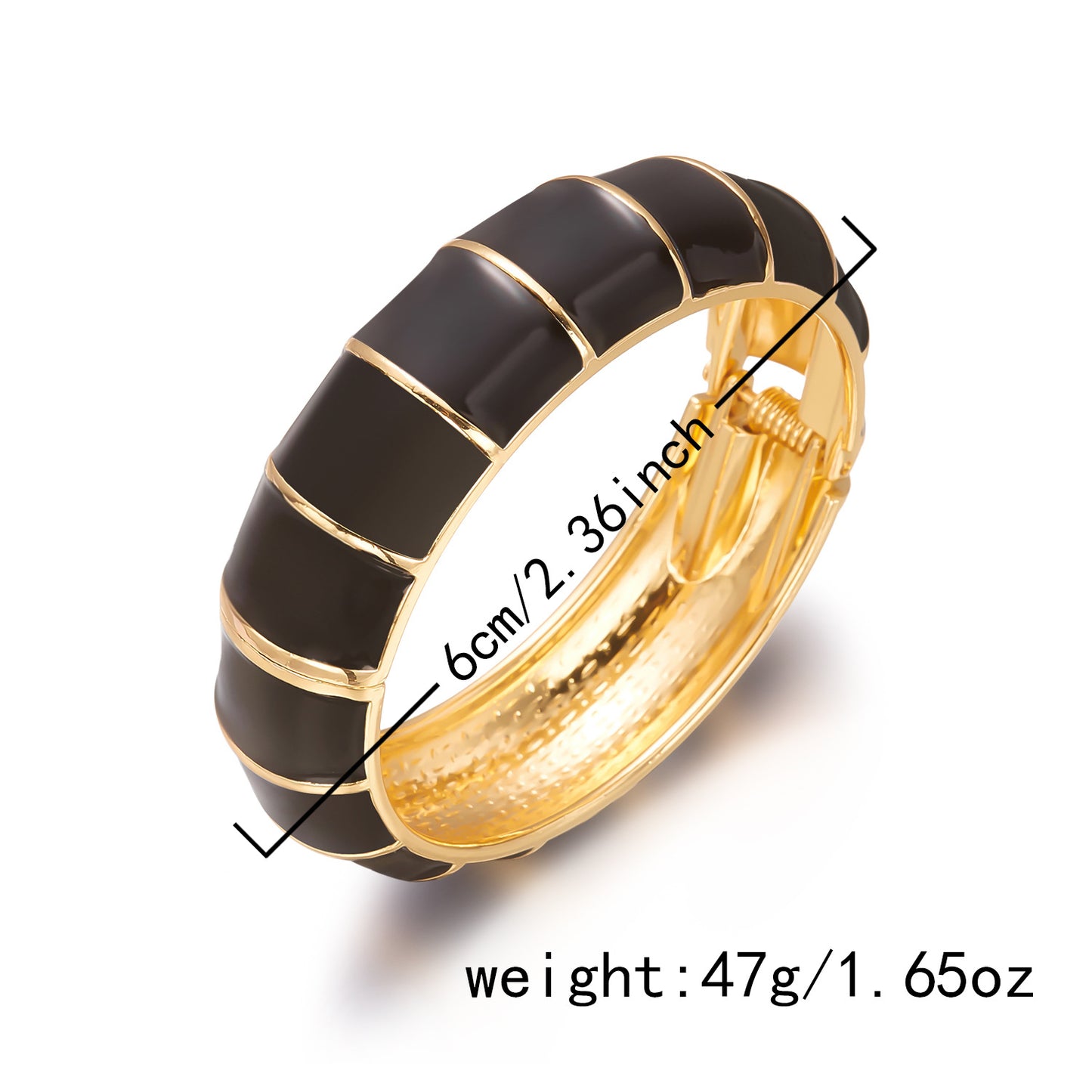 Dripping Wide Retro Style Exaggerated Opening Bracelet