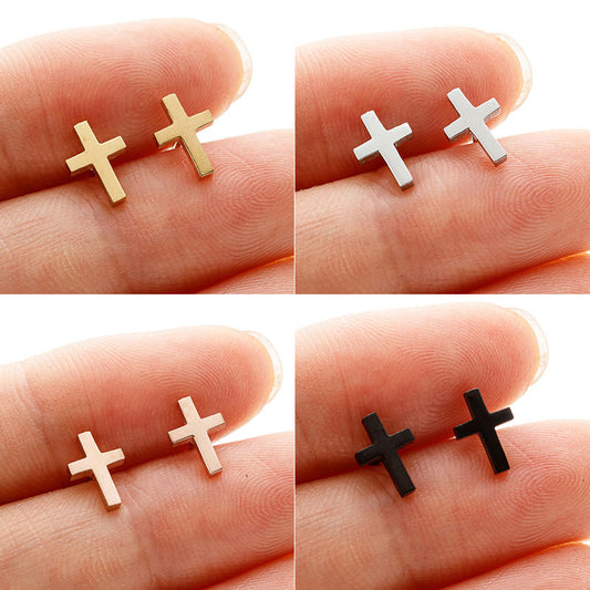 Cross Female Mini Small Cold Style Rings