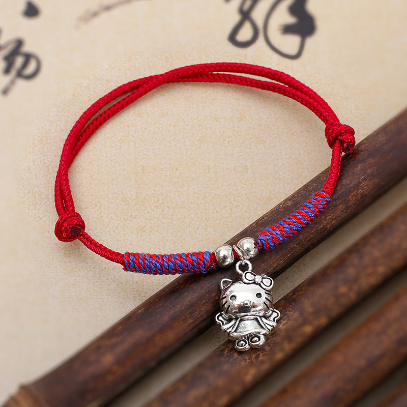 Red Rope Hand-woven Life Good Luck Bracelets