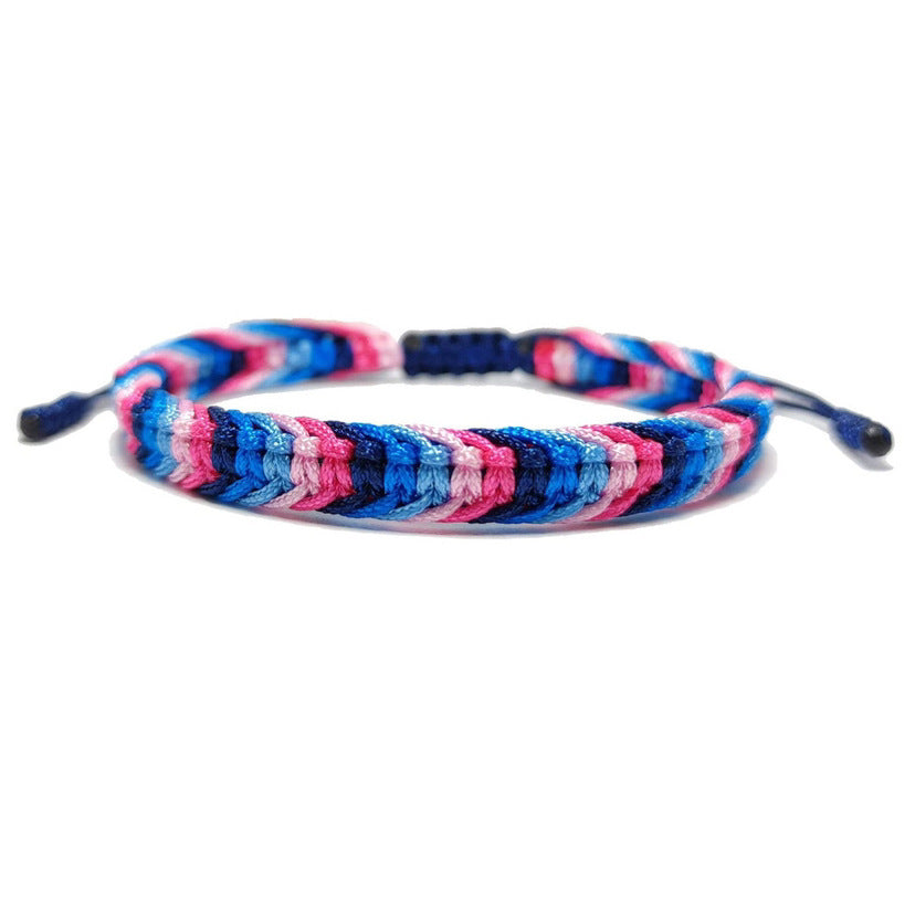 Hand Woven Rope Flag Color Matching Bracelets