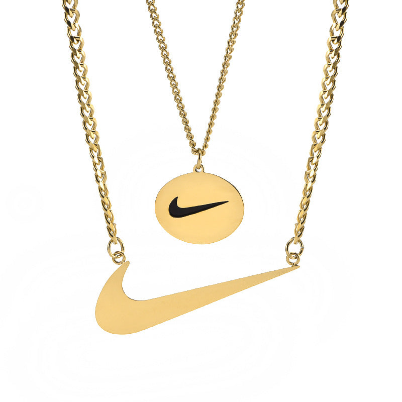 Personalized Hip Hop Fashion Hook Round Necklaces