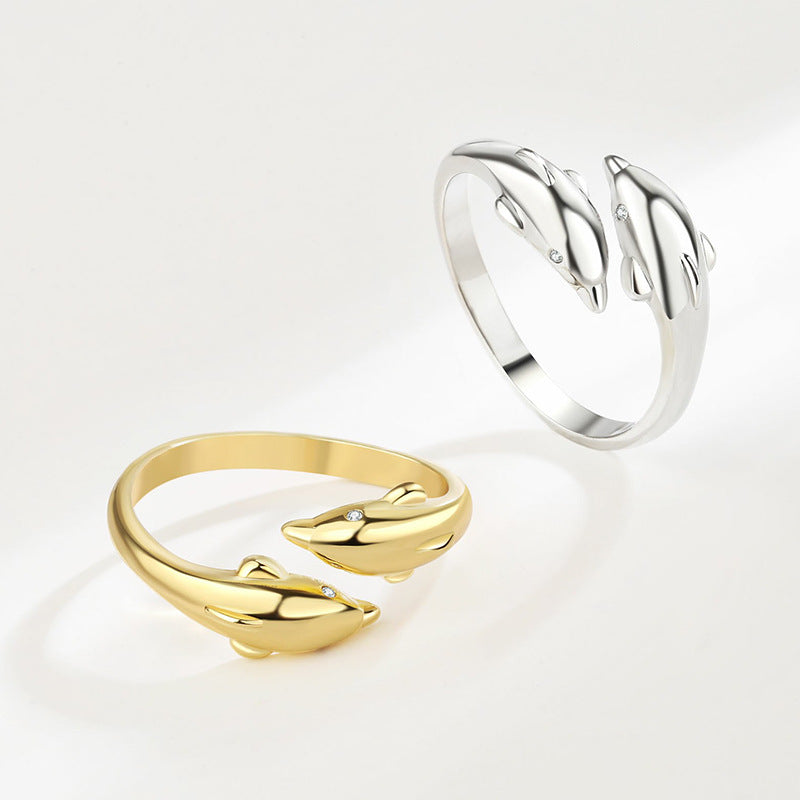 Korean Style Fashion Design Simple Open Rings