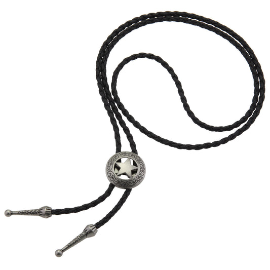 Women's & Men's Adjustment Bullhead Eagle Five-pointed Star Leather Pendants