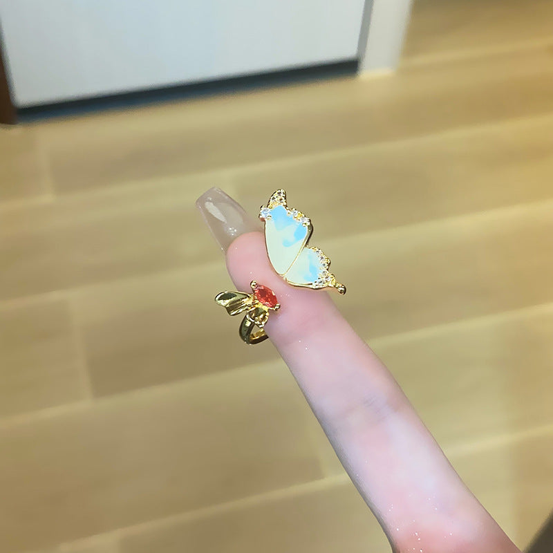 The Debris Series Gradient Female Design Rings