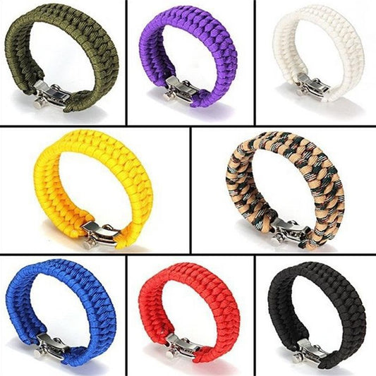 Alloy Emergency Umbrella Rope Survival Camping Outdoor Bracelets