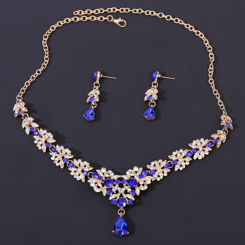 Bridal Suit Two-piece Set Wedding Jewelry Necklaces