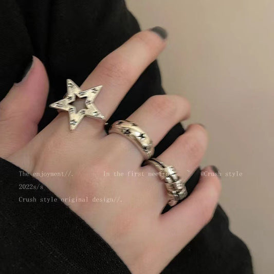 Female Design Hip Hop Cold Wind Rings