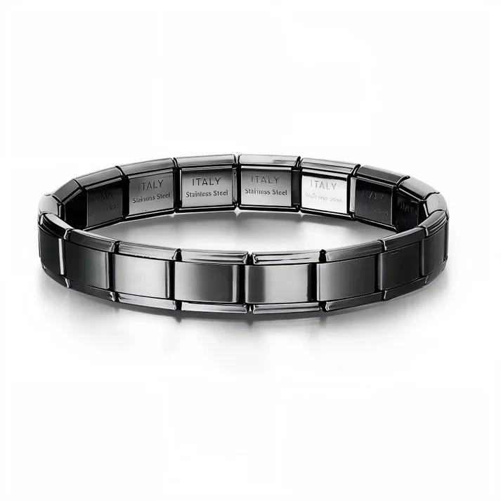 Steel Italian Module Can Be Random Combination Spliced Bracelet