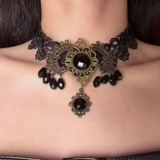 Lace Design Hot Female Temperament Clavicle Necklaces