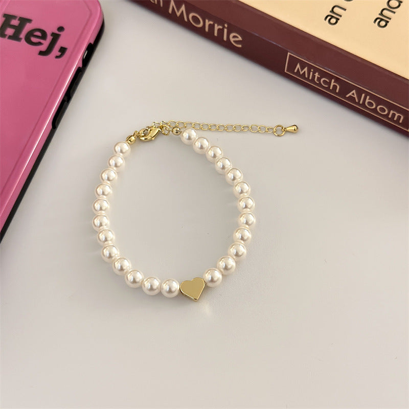 Women's Lovely Natural Freshwater Pearl High-grade Niche Retro Bracelets