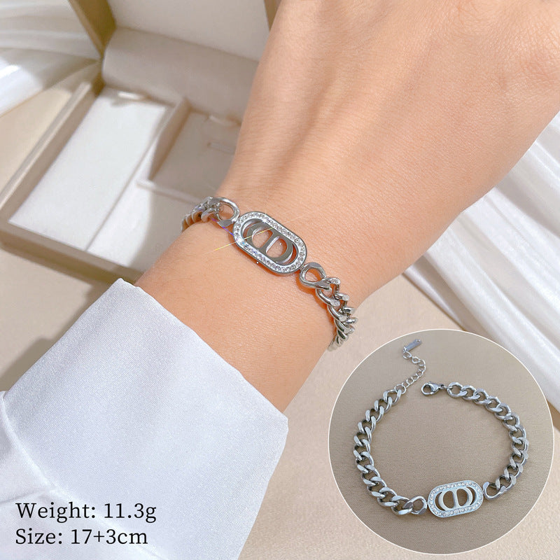 Full Body Titanium Steel Personality Minimalist Bracelets