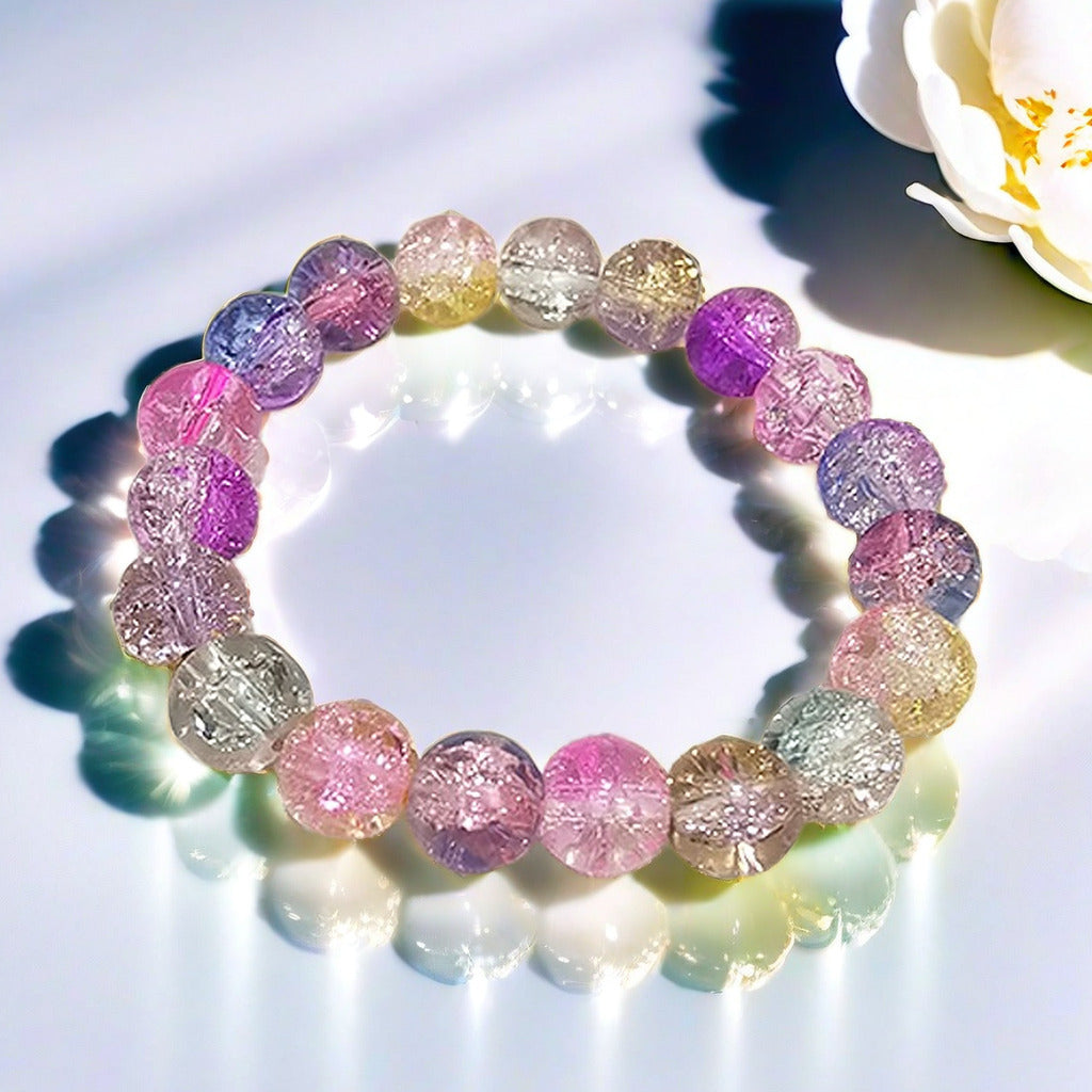 Dopamine Rainbow Glazed Female Design High-grade Bracelets