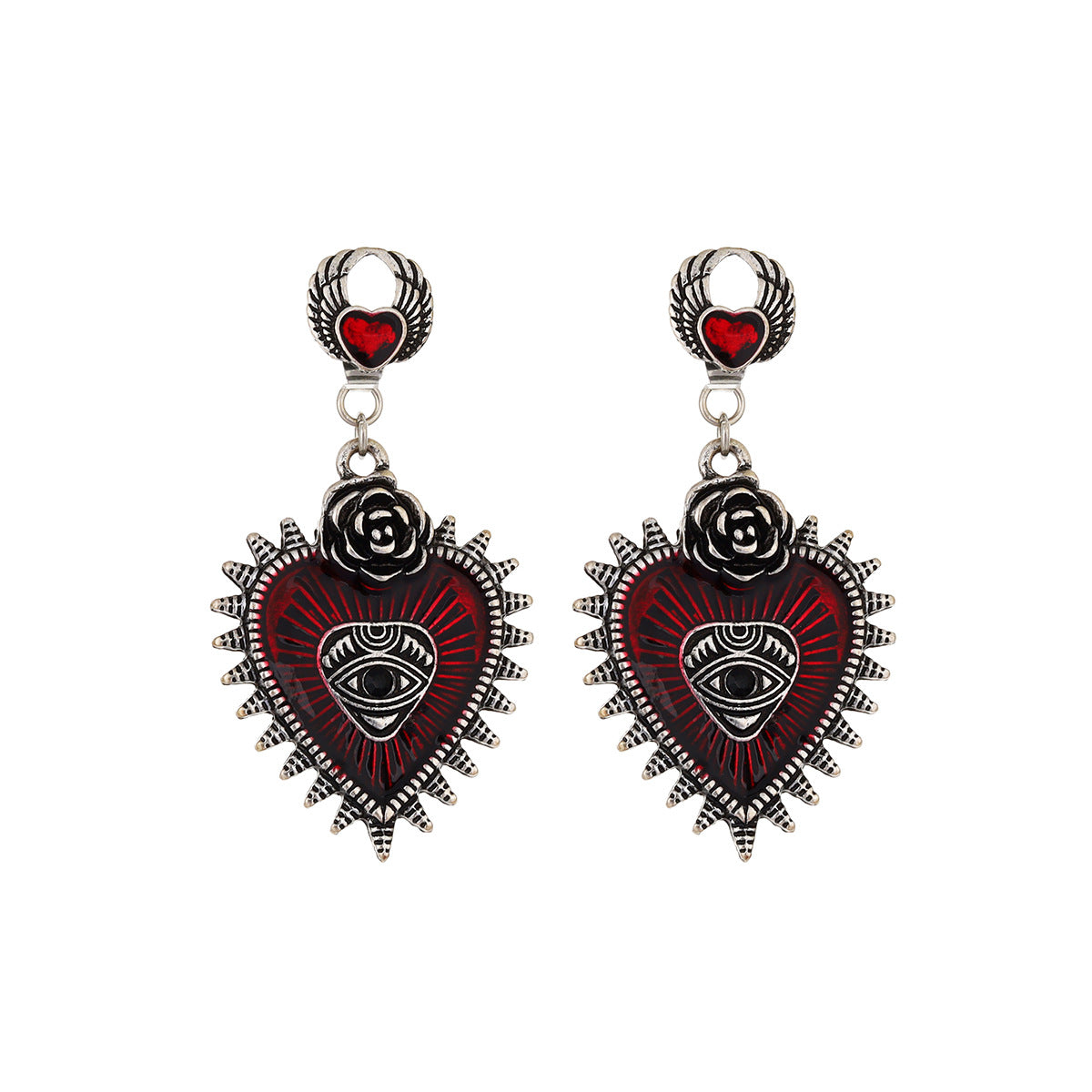 Niche Style Halloween Spider Personality Design Horror Earrings