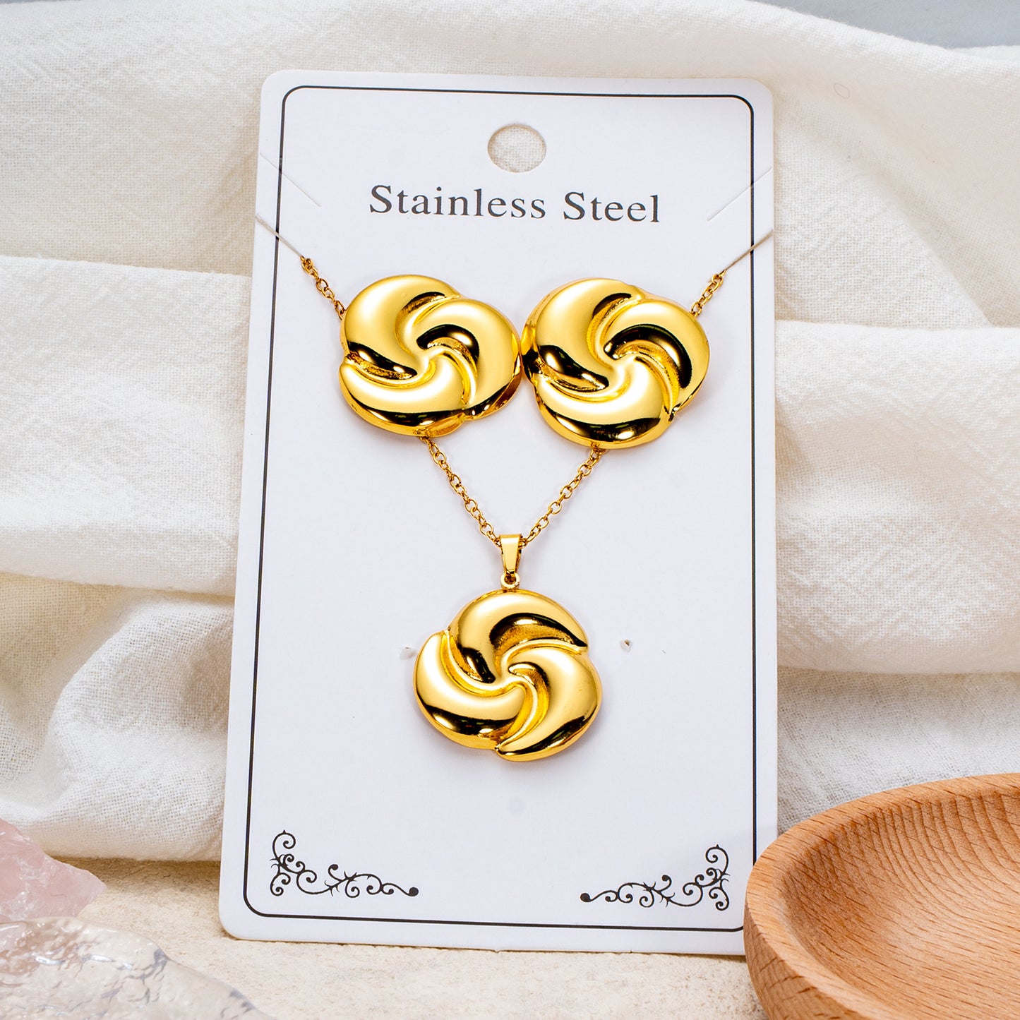 Best-selling Fashion Personality Stainless Steel Variety Of Jewelry Set
