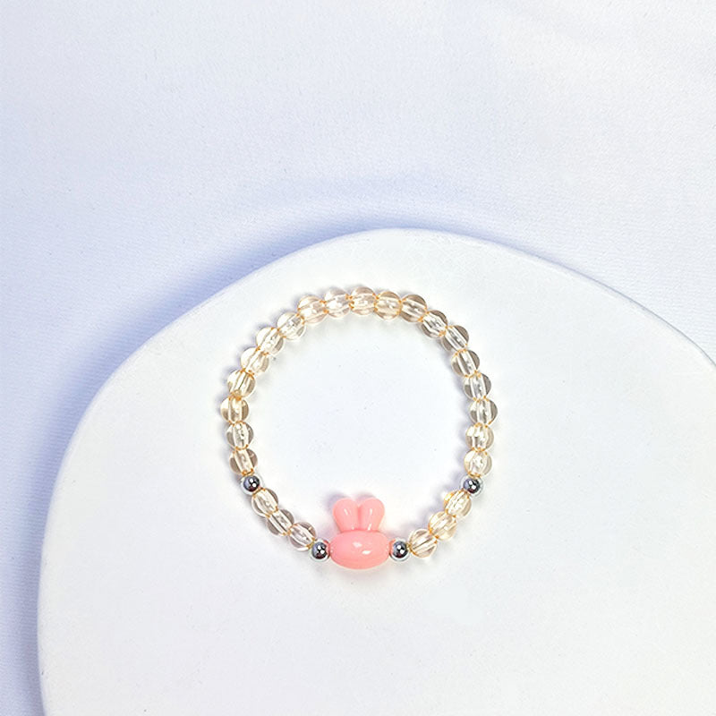 Children's Crystal Acrylic Cute Accessories Rabbit Resin Bracelets