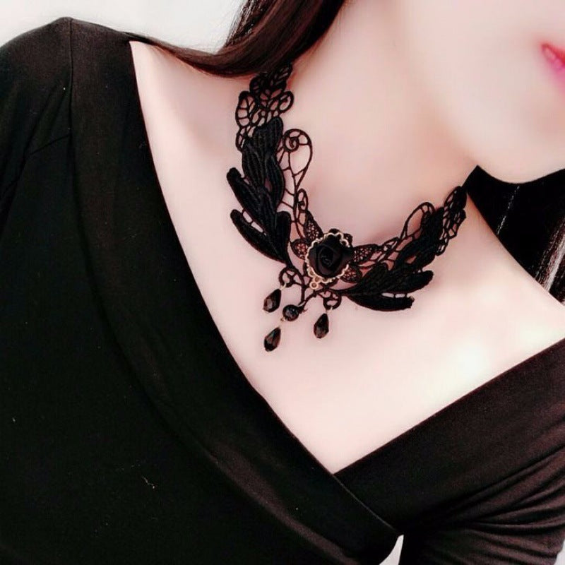 Women's Lace For Simple Short Popular Neck Accessories Necklaces