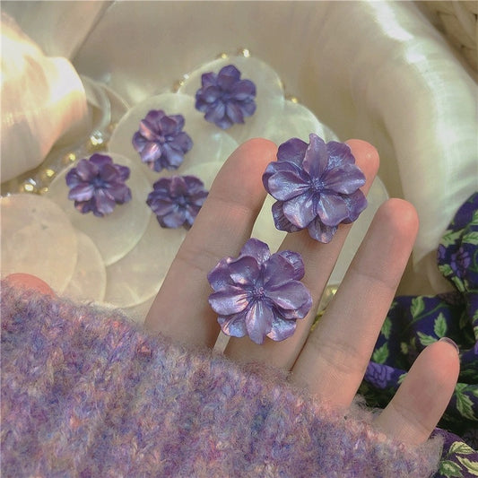 Women's Flower For Gentle French Retro Style Rings