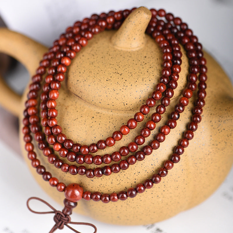 Rosary Red Sandalwood Old Materials High Density Bracelets