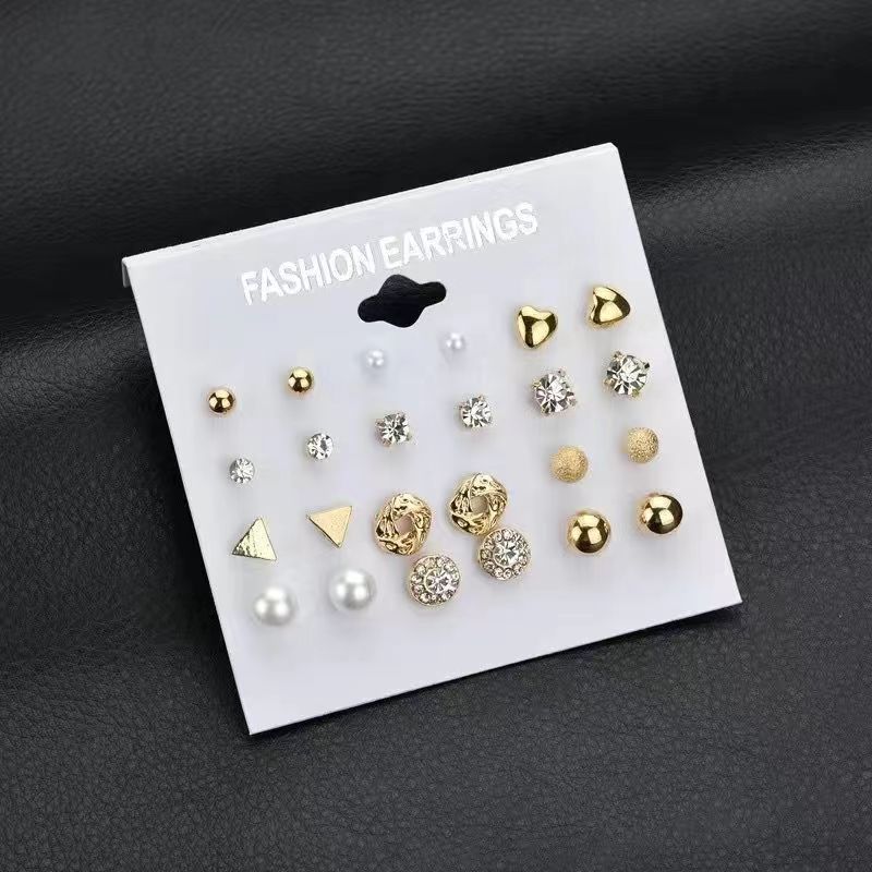 Style Light Luxury Earings Set Simple Earrings