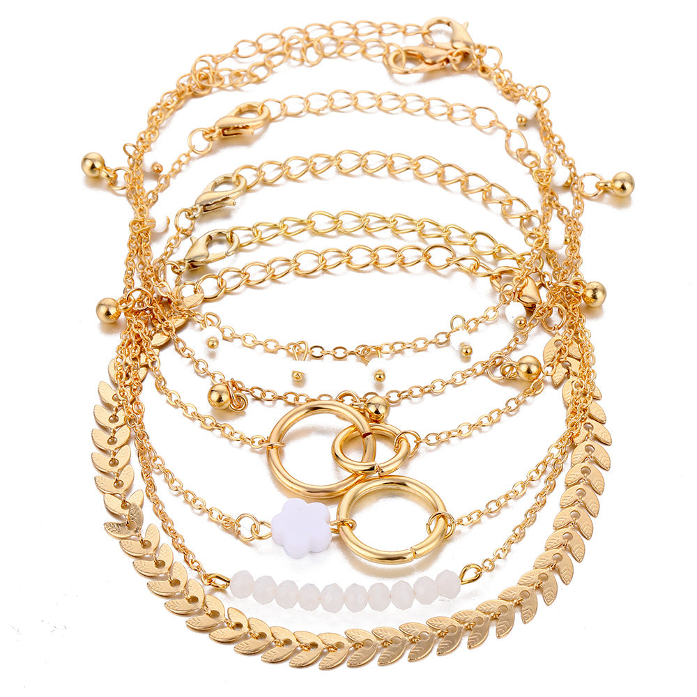 Metal Cold Vintage Snake Bone Chain Bracelets