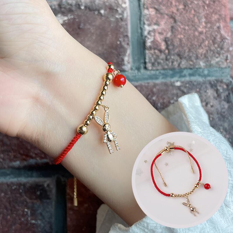 Dragon Life Red Rope Female Hand Bracelets