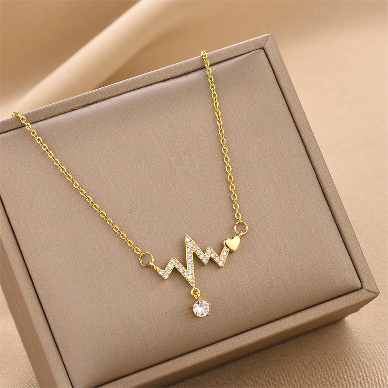 Accessories Fashion Personalized Simple Clavicle Chain Necklaces