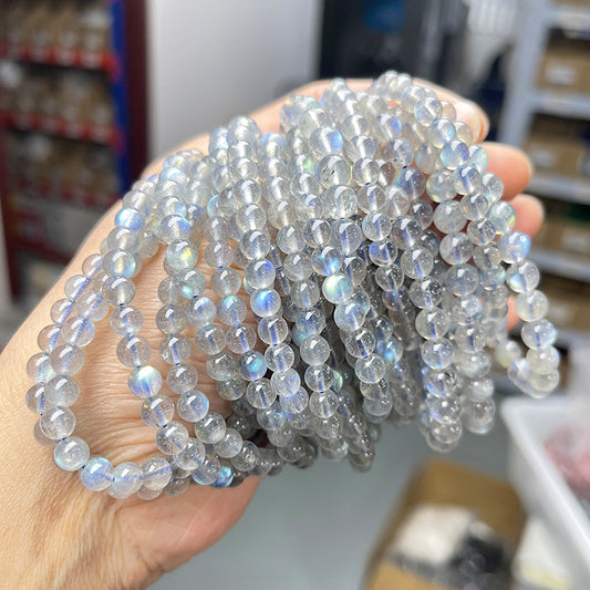 Women's & Men's Jewelry Gray Moonlight Net Blue Light Bracelets