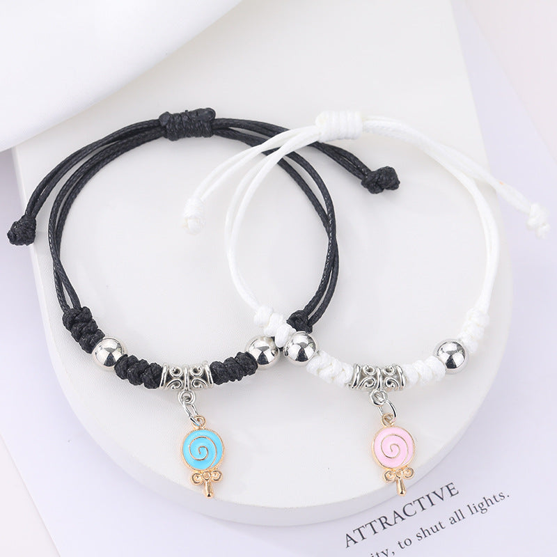 Women's & Men's Handmade Female Two Girlfriends Friendship Korean Bracelets