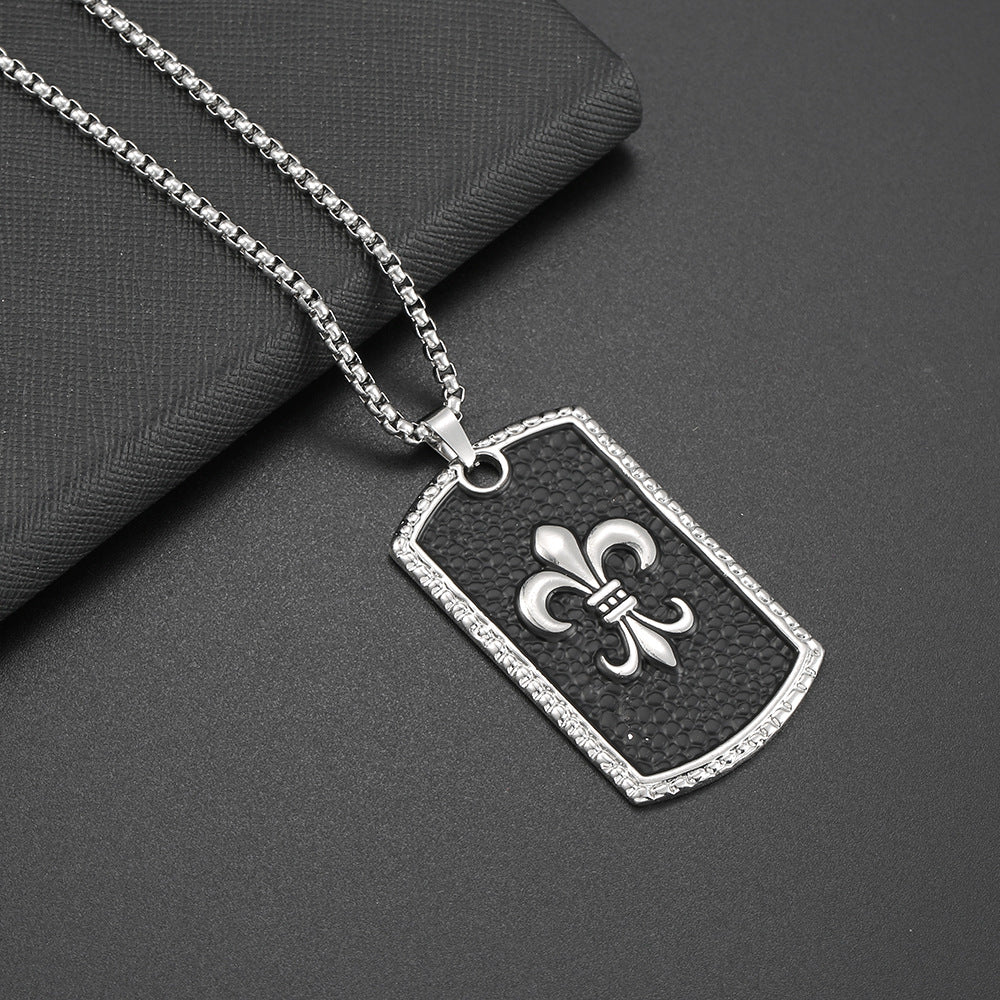 Women's & Men's Style Titanium Steel Versatile Retro Personalized Necklaces