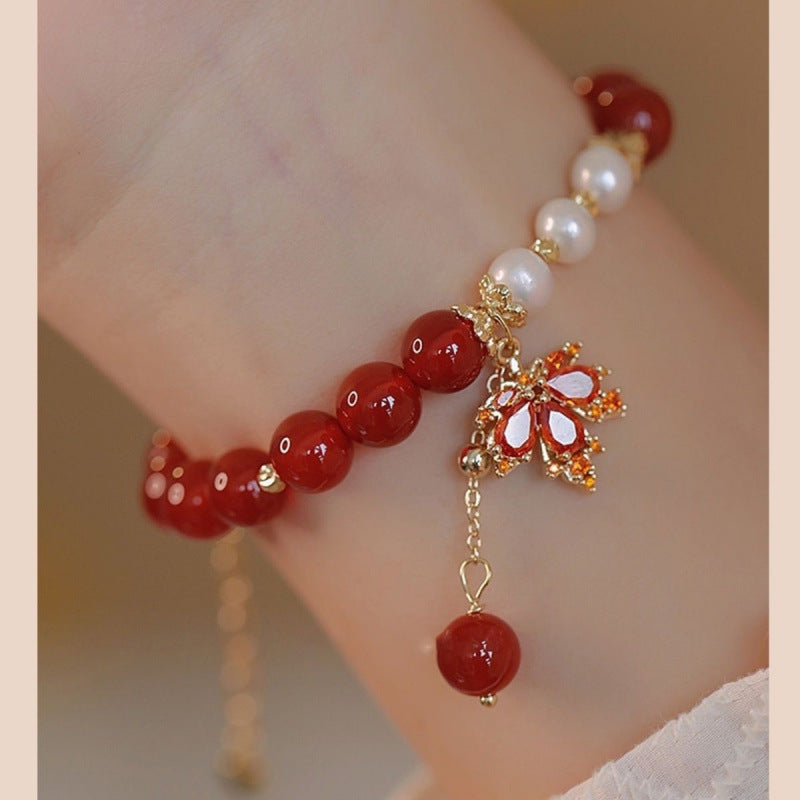 Moon Glazed Female Design Simple High Sense Versatile Bracelet