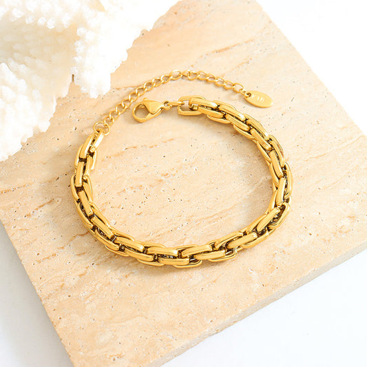 Chain Female Titanium Steel Gold-plated Hip Bracelets