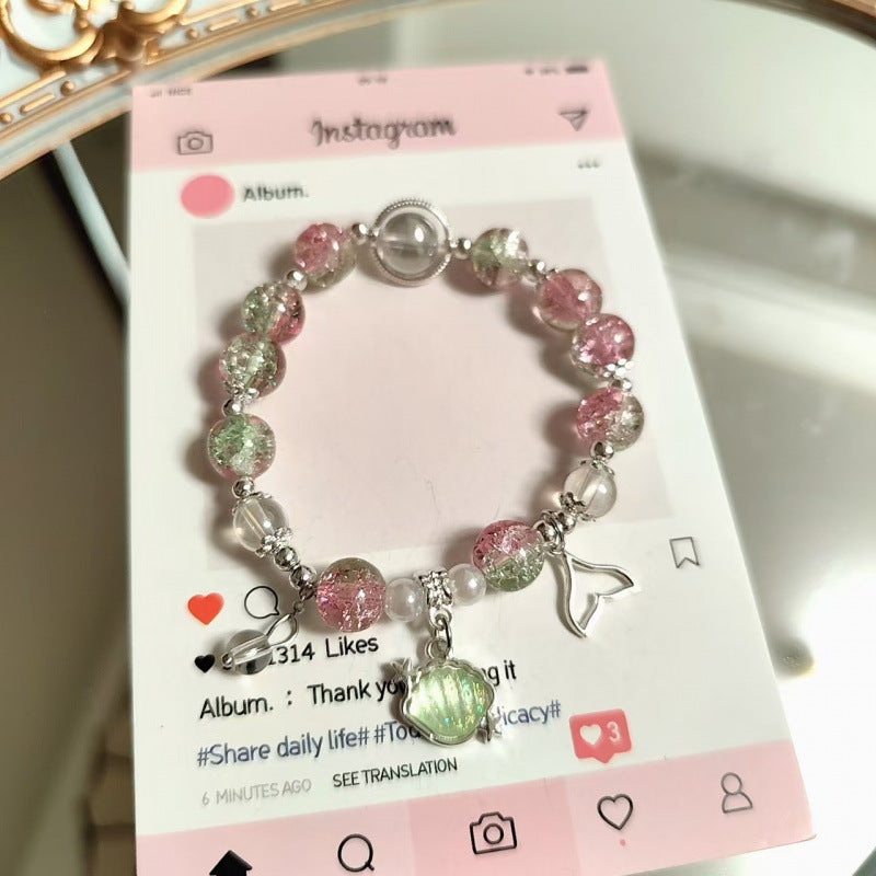 Moon Glazed Female Design Simple High Sense Versatile Bracelet