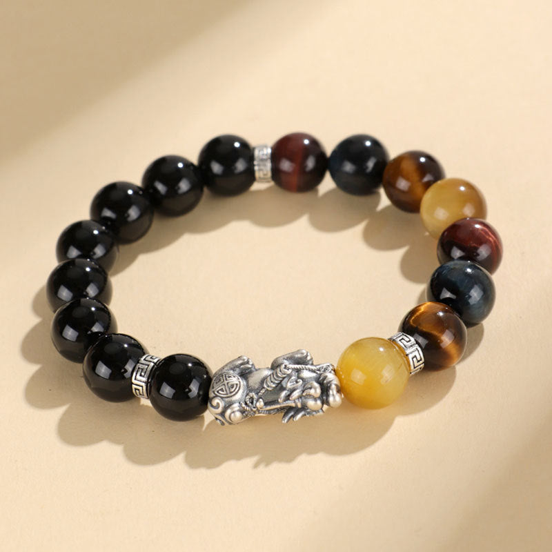 Brave Troops Black Agate National Fashion Personalized Bracelets