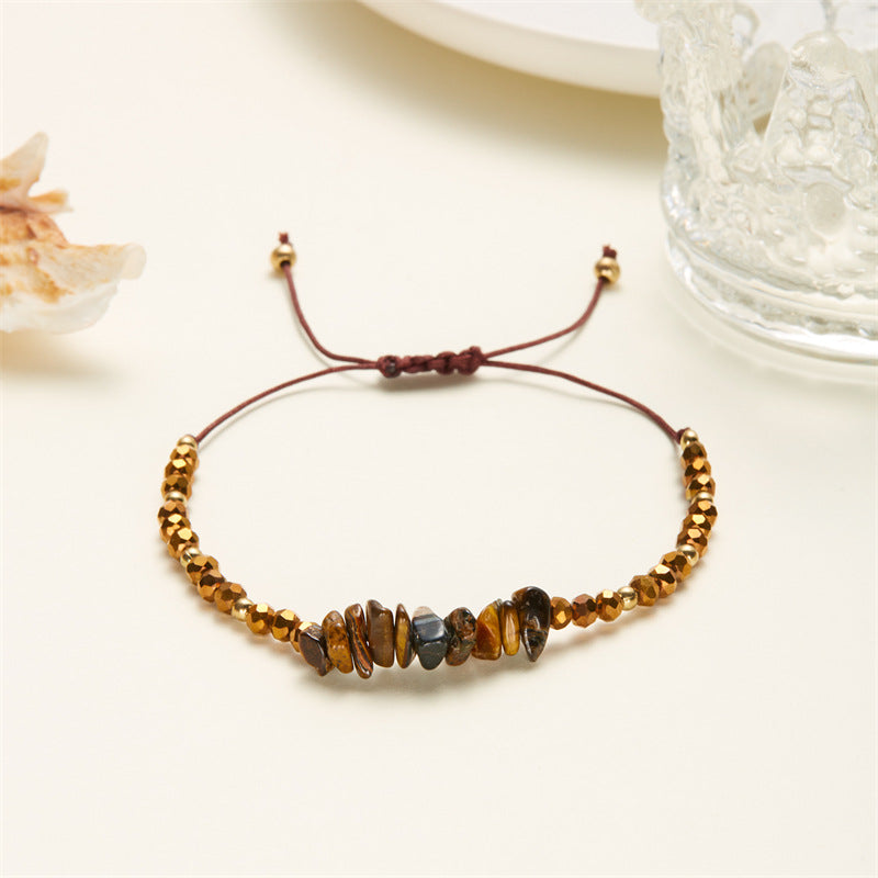 Vacation Style Gravel Beaded Irregular With Personality Stone Bracelets