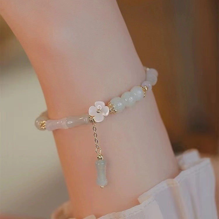 Chinese Style Bamboo Bell Niche Retro Bracelets