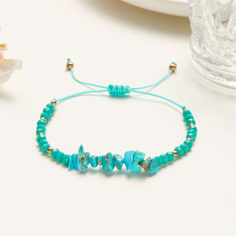 Vacation Style Gravel Beaded Irregular With Personality Stone Bracelets