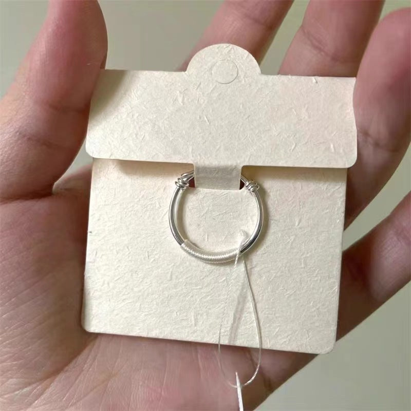 Women's Rope Simple Chinese Advanced Sense Tail Rings