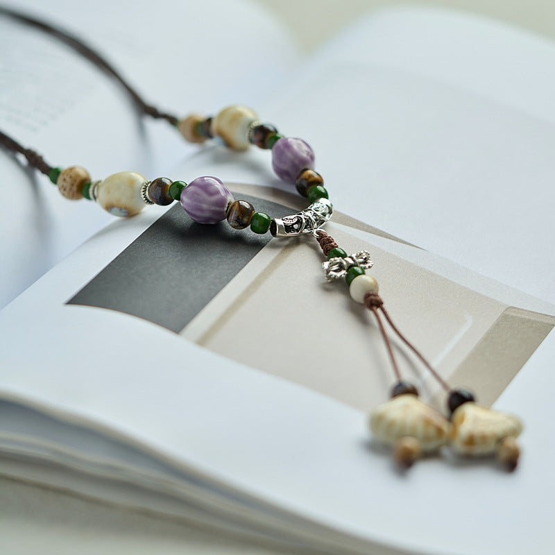 Women's Accessories Ceramic Ornament Summer Ancient Style Necklaces