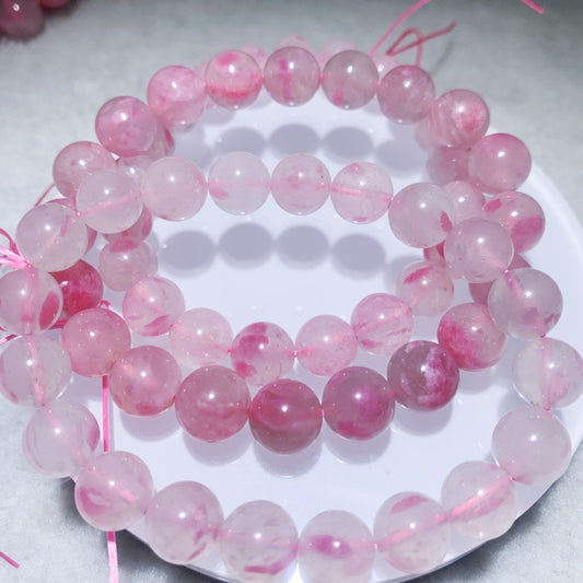 Floating The Dance Of Cherry Blossoms Rose Stone Pink Bracelet