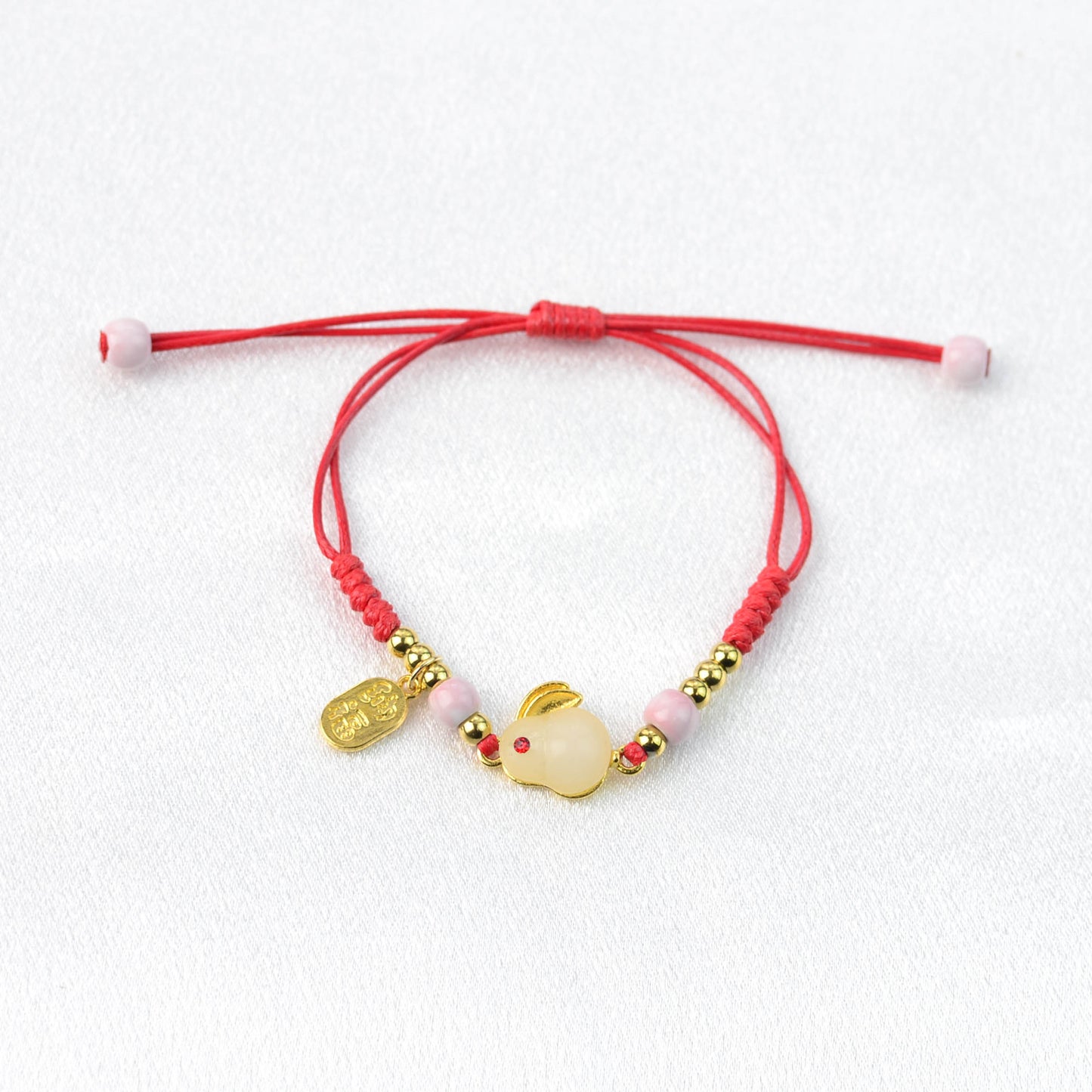 Women's Lucky Jade Hare Gift Life Chinese Bracelets