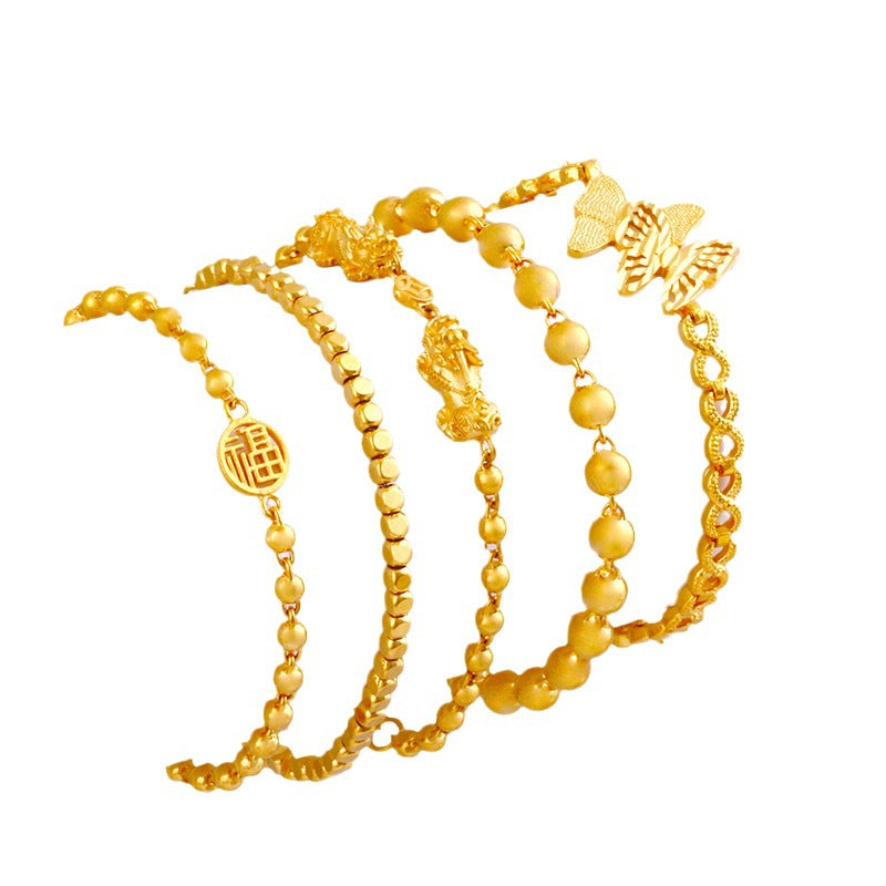 Women's Live Broadcast Alluvial Gold Jewelry Fashion Bracelets