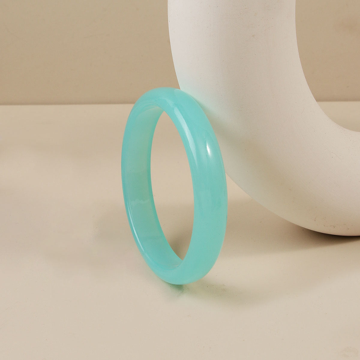 Fashion Resin Glossy Design Smudges Simple Bracelet