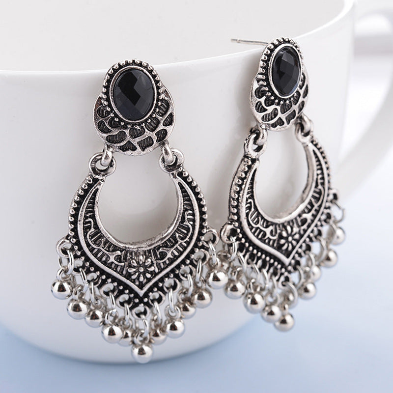 Alloy Fashion Travel Bohemian Ornament Tassel Earrings