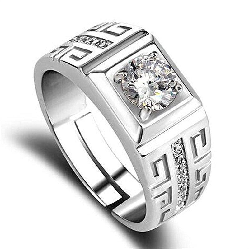 Niche High-grade Fashion Diamond Popular Temperament Wild Rings