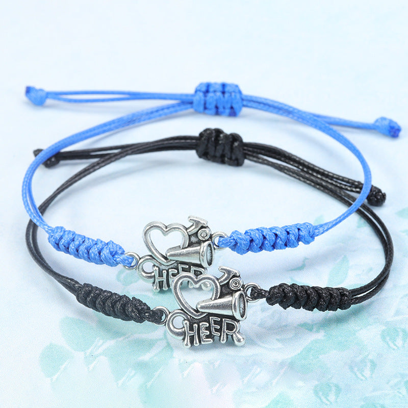 Cheerleading Sports Cheer Wax Line Textile Bracelets