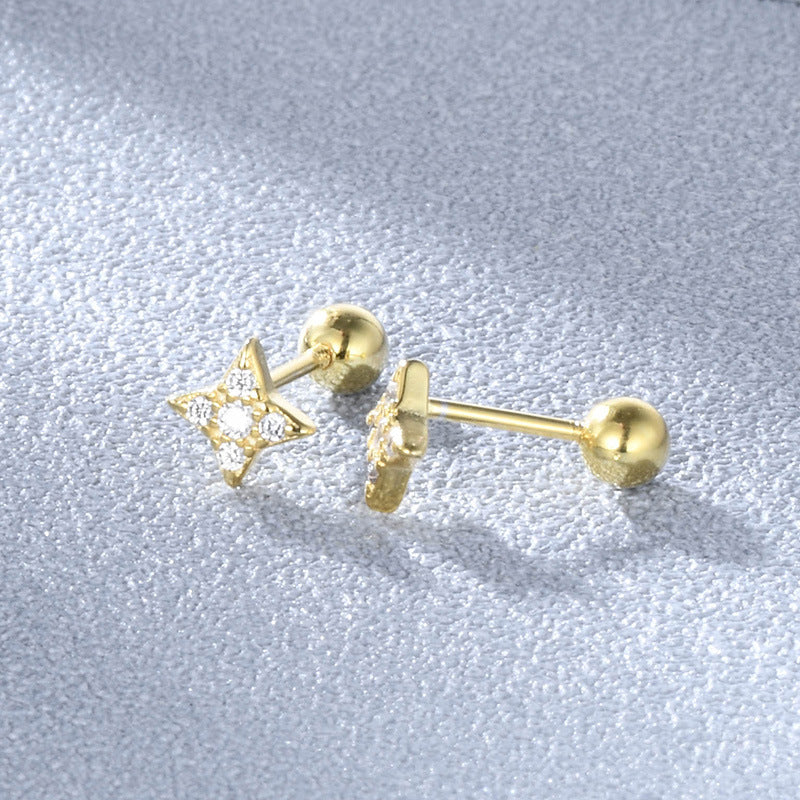 Bone Female Sier Small Before Sleep Earrings