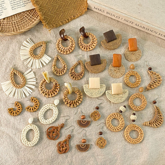 Beach Travel Vacation Style Bohemian Ear Ethnic Tassel Light Luxury Earrings
