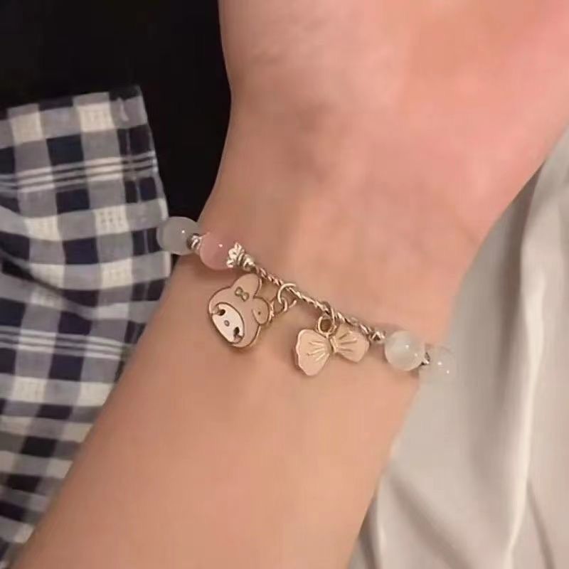 Melody Clow Cute Heart Simple Girlfriends Bracelet