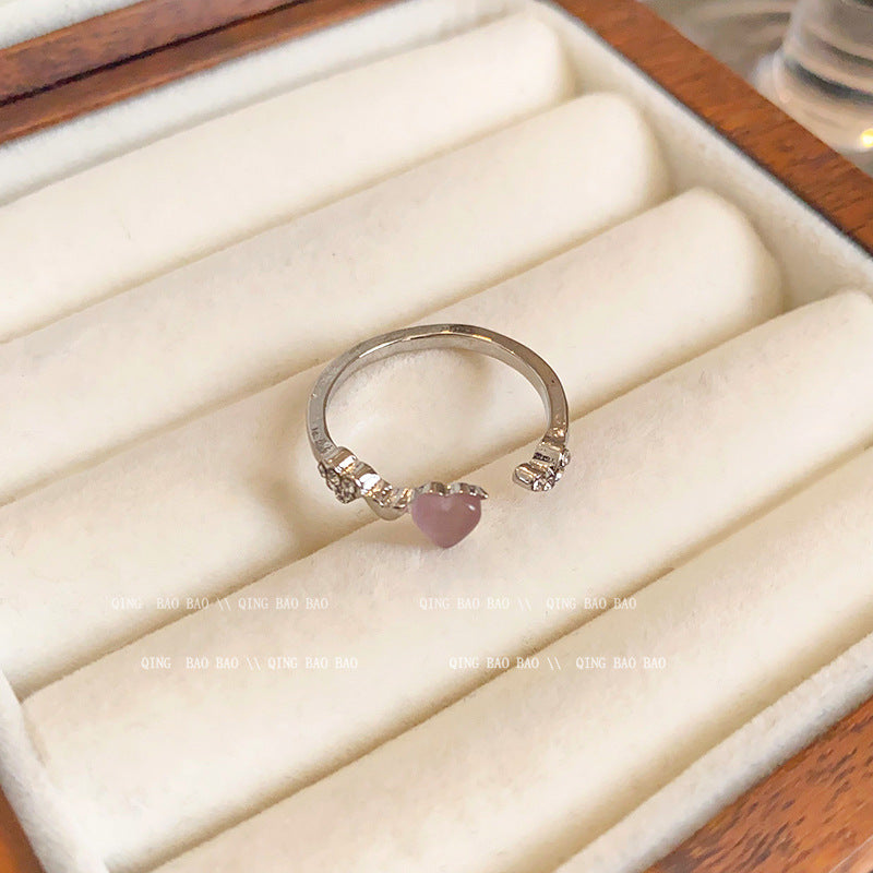 Niche Design Female Temperament Wild Personality Rings