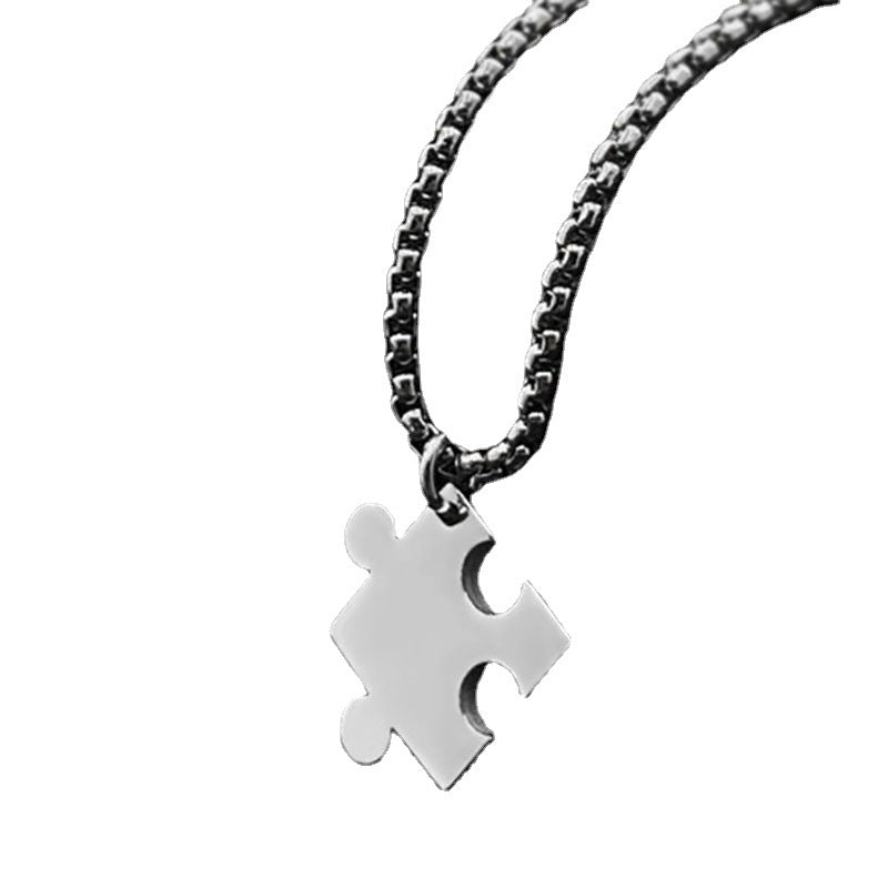 Fashion Trendy Couple Inscribed Pairs Of Necklaces